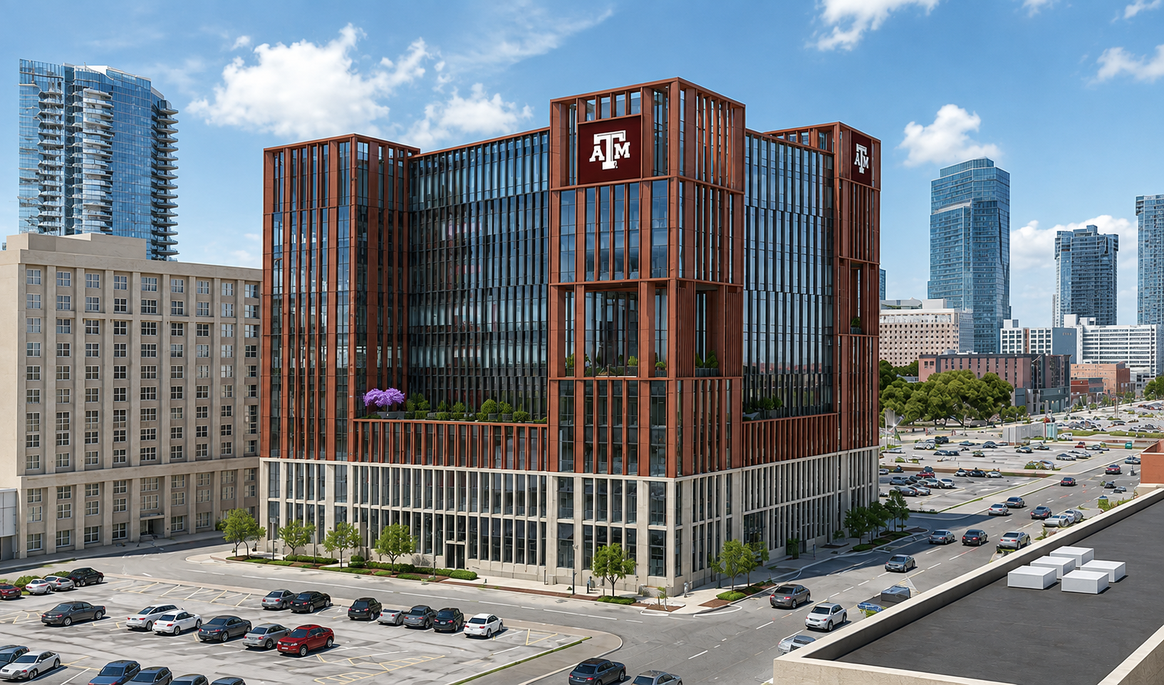 Texas A&M Fort Worth Law and Education Building exterior